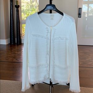 Women’s cream colored cardigan